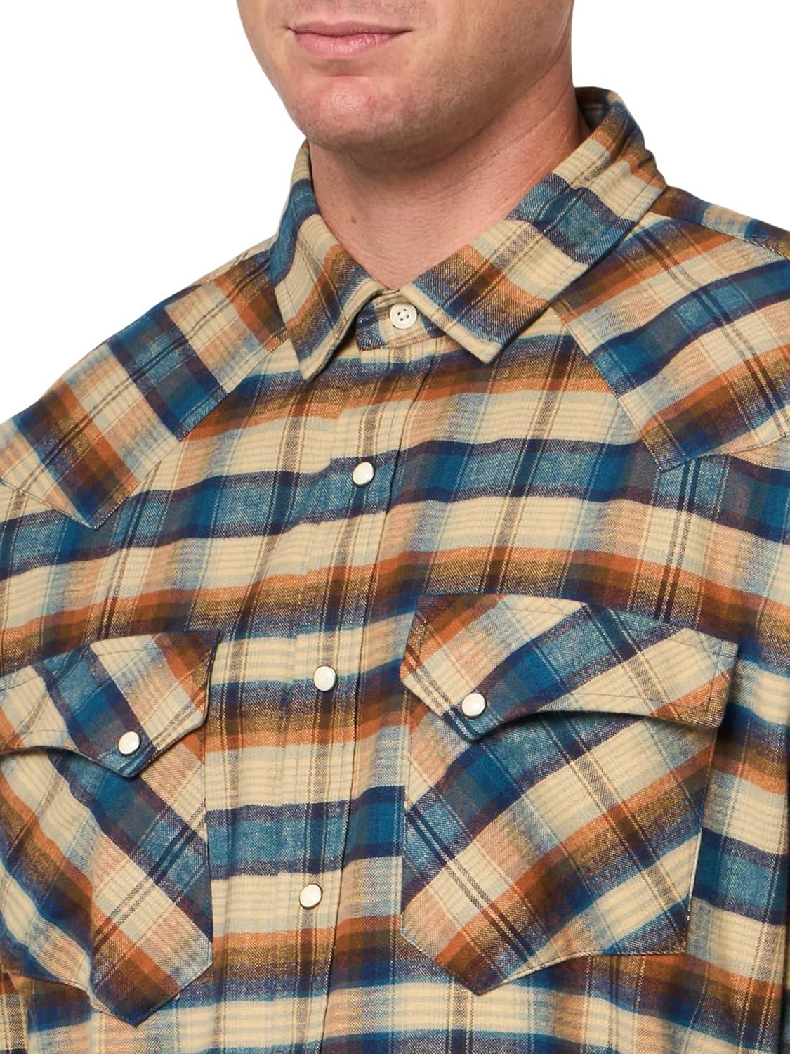 image:imagePendleton Mens ClassicKhakiBrownBlue Plaid