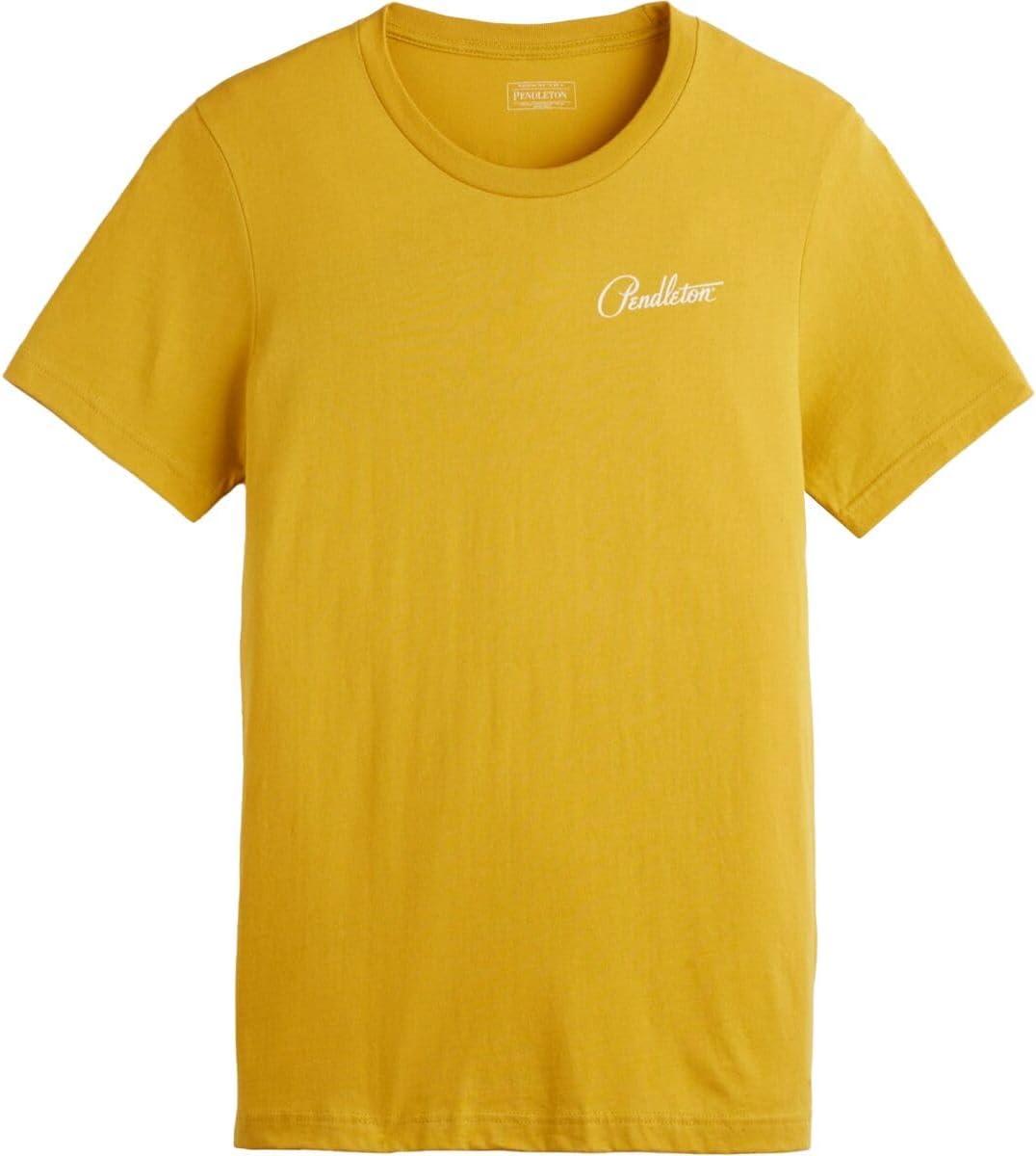 image:imagePendleton Mens Harding Skull Graphic TShirtMustard White