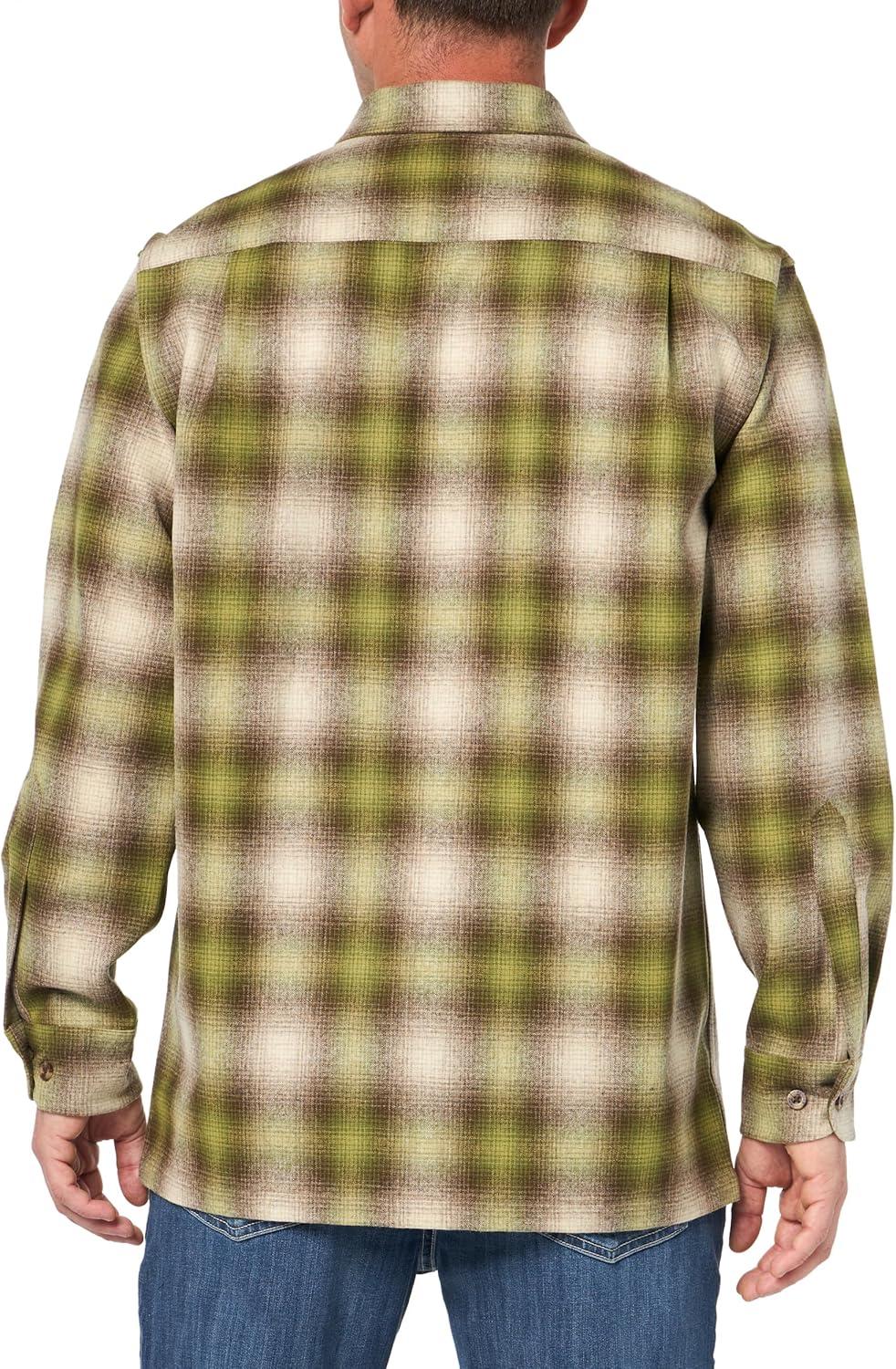 image:imagePendleton Mens Long Sleeve Board ShirtBrownGreen Ombre