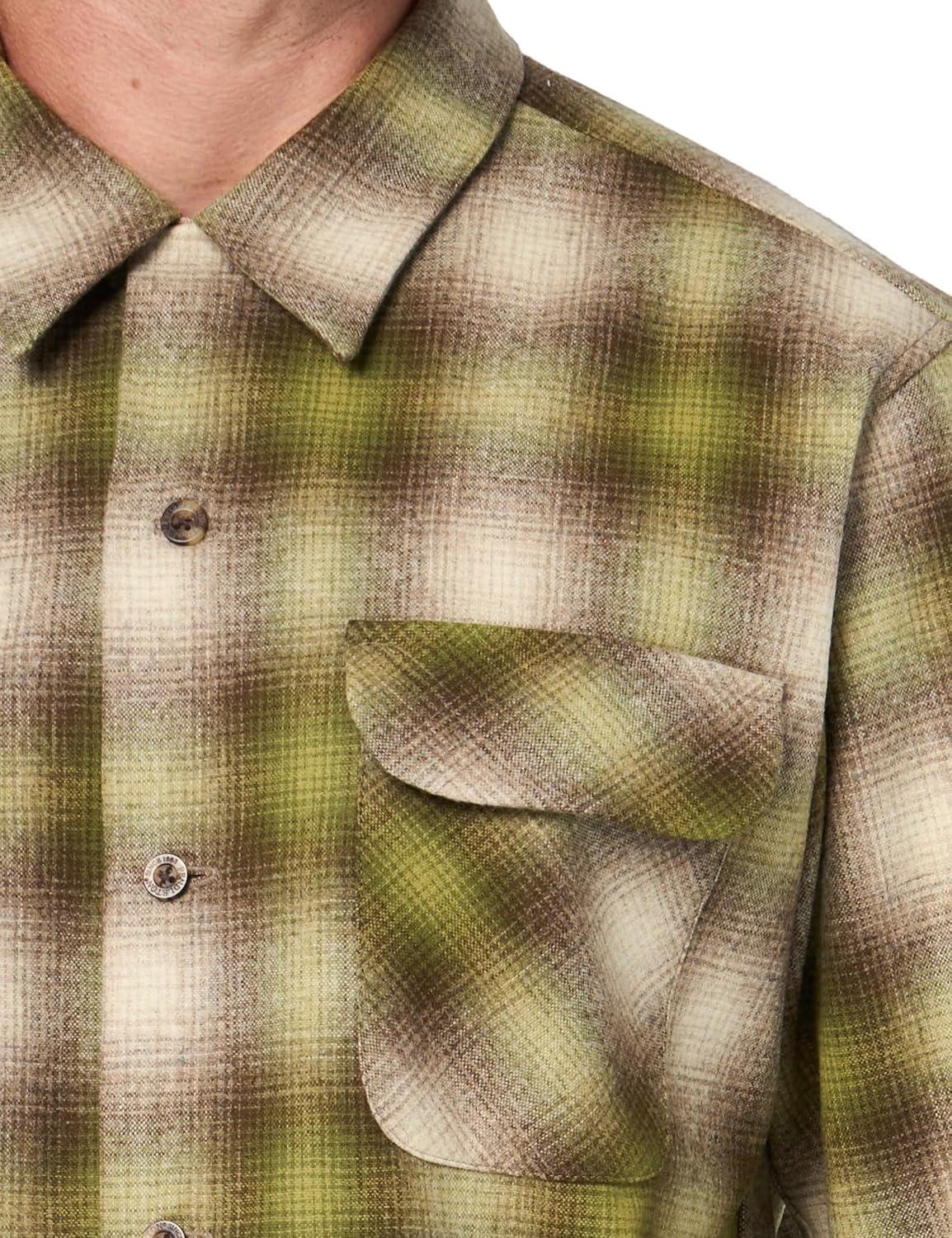 image:imagePendleton Mens Long Sleeve Board ShirtBrownGreen Ombre