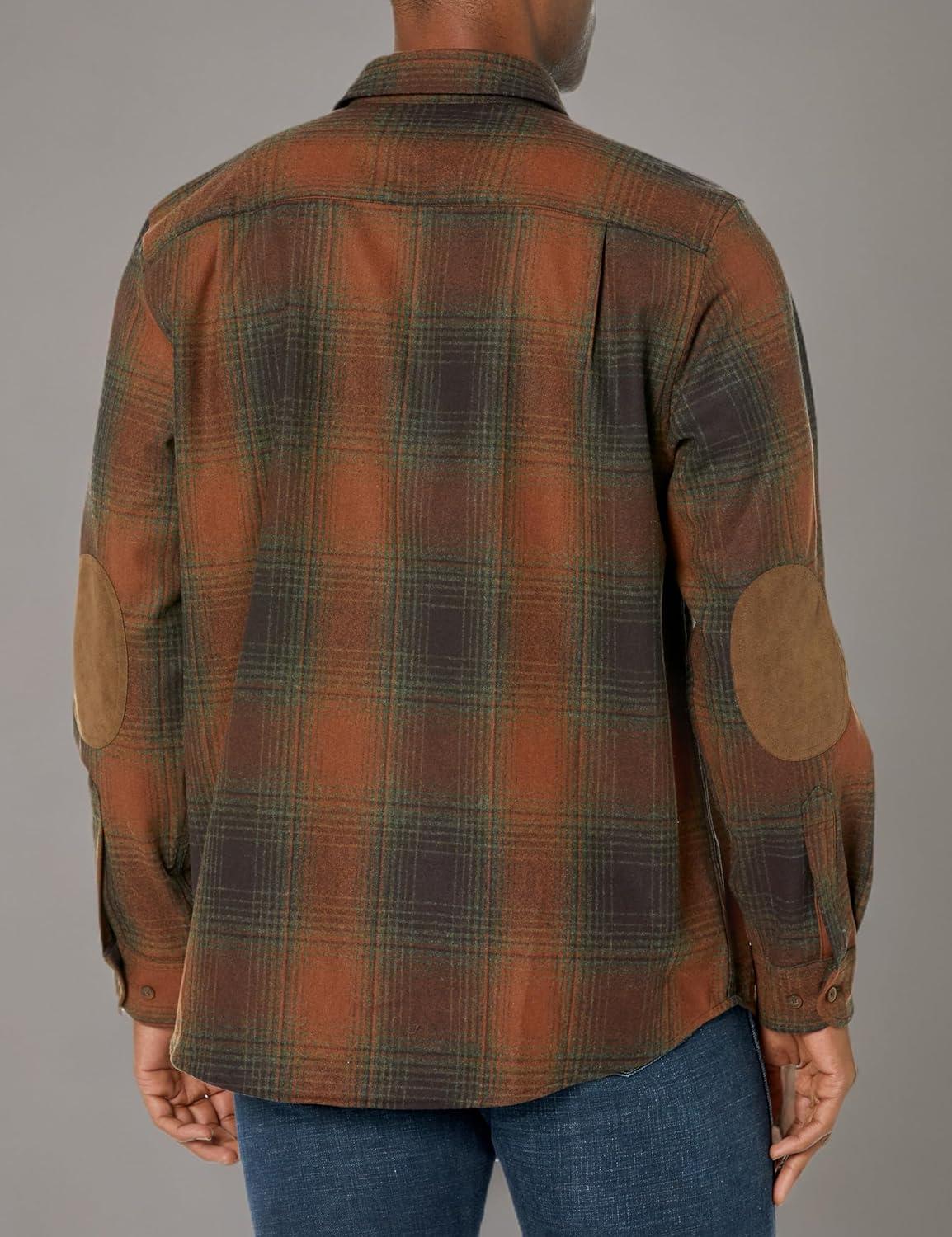 image:imagePendleton Mens Long Sleeve Classicfit Trail ShirtBrownGreen Mix Ombre