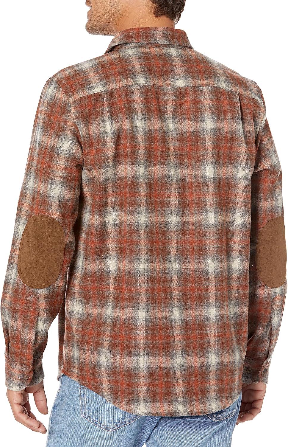 image:imagePendleton Mens Long Sleeve Classicfit Trail ShirtGreyCopper Ombre