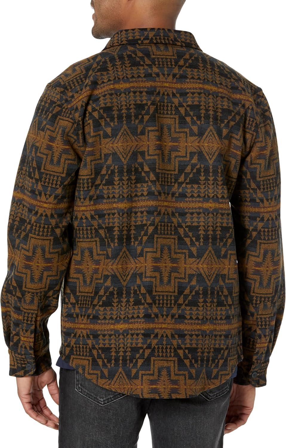 image:imagePendleton Mens Long Sleeve La Pine OvershirtHarding Trail Slate