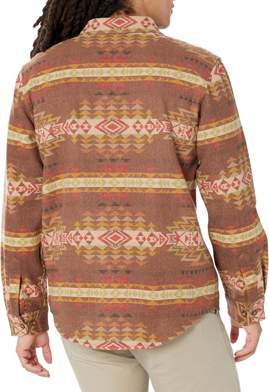 image:imagePendleton Mens Long Sleeve La Pine OvershirtHighland Peak Brown Multi