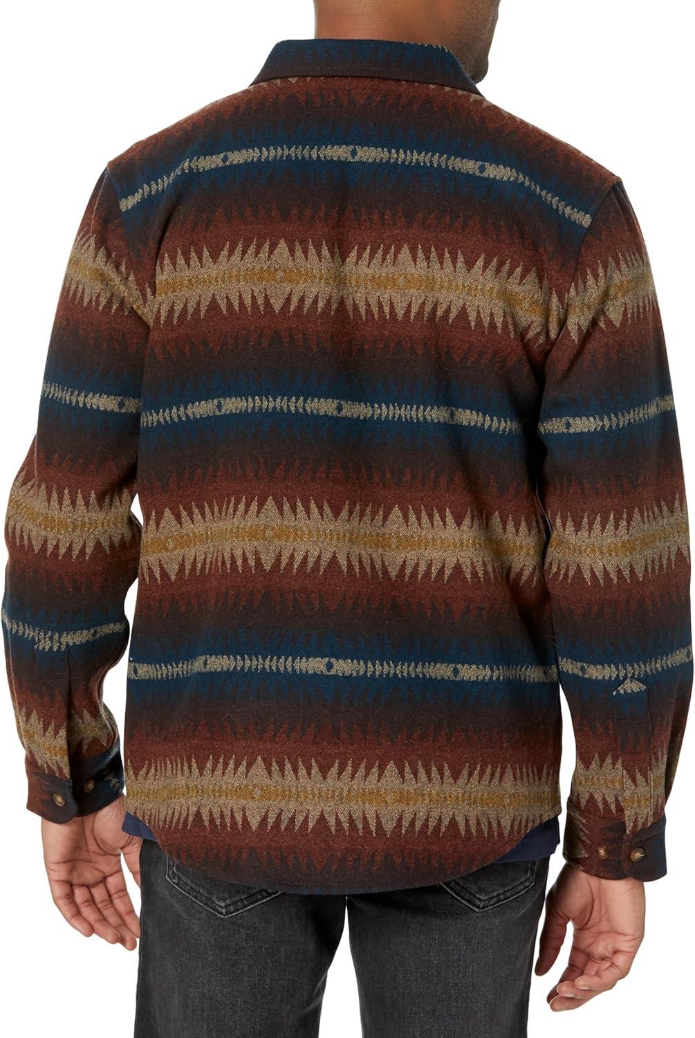 image:imagePendleton Mens Long Sleeve La Pine OvershirtTye River Red Mix