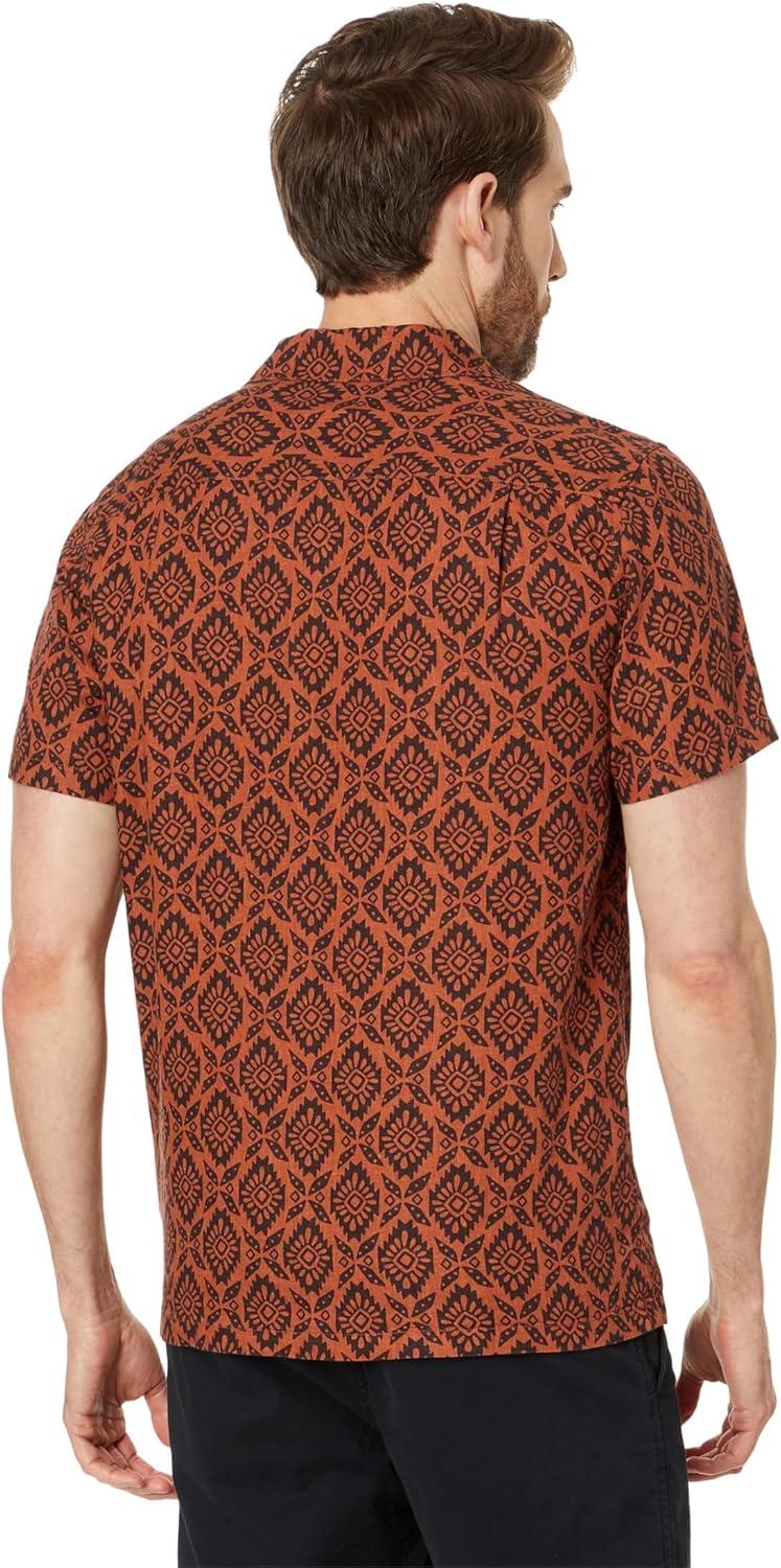 image:imagePendleton Mens Short Sleeve Linen Camp ShirtMedallion Spice Red