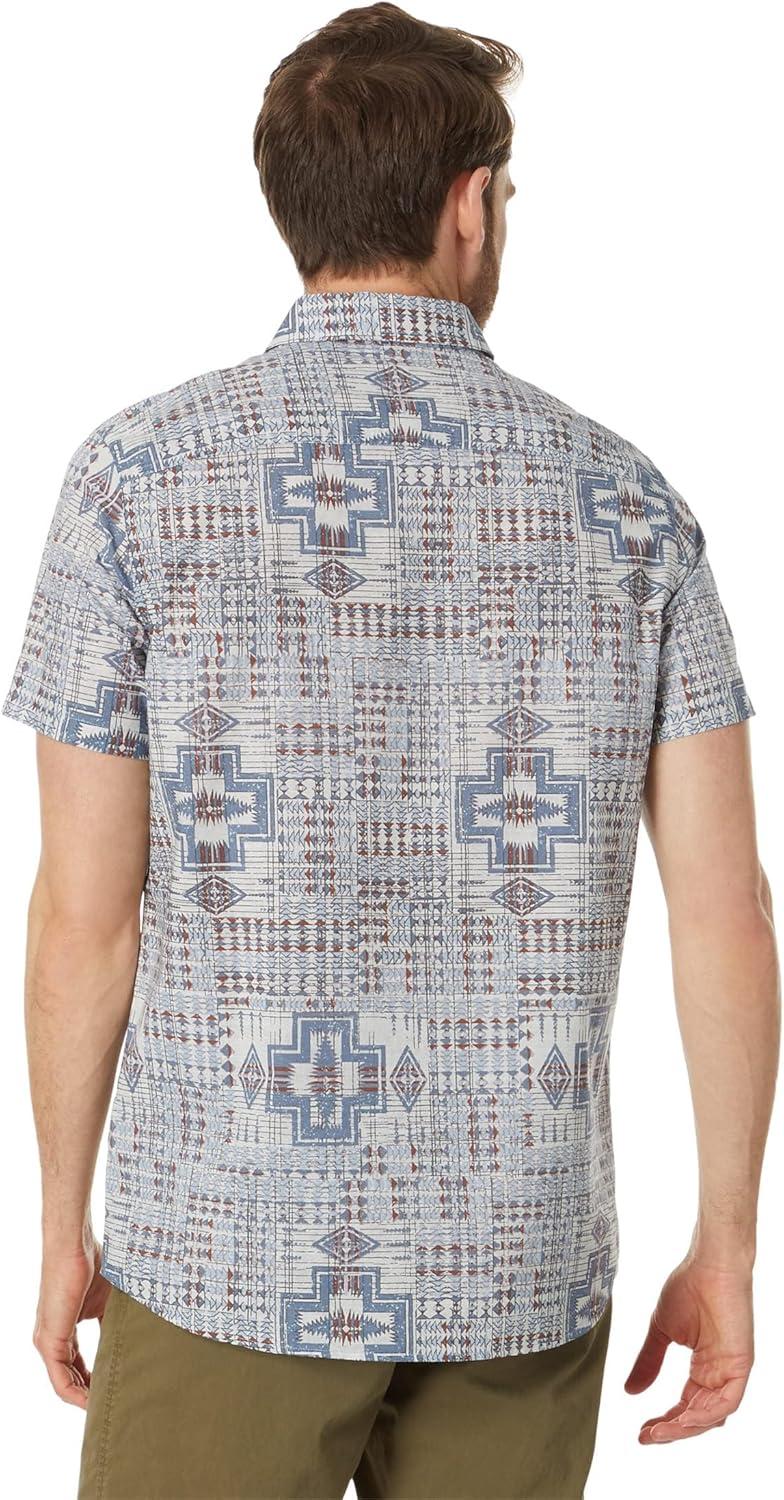 image:imagePendleton Mens Short Sleeve Shoreline ShirtSky Blue Harding