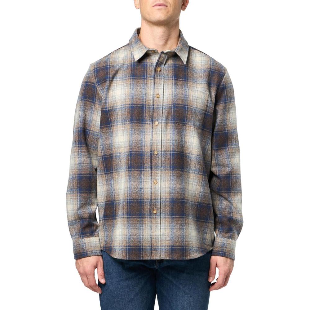 image:imagePendleton Mens ClassicBlueTaupe Mix Plaid