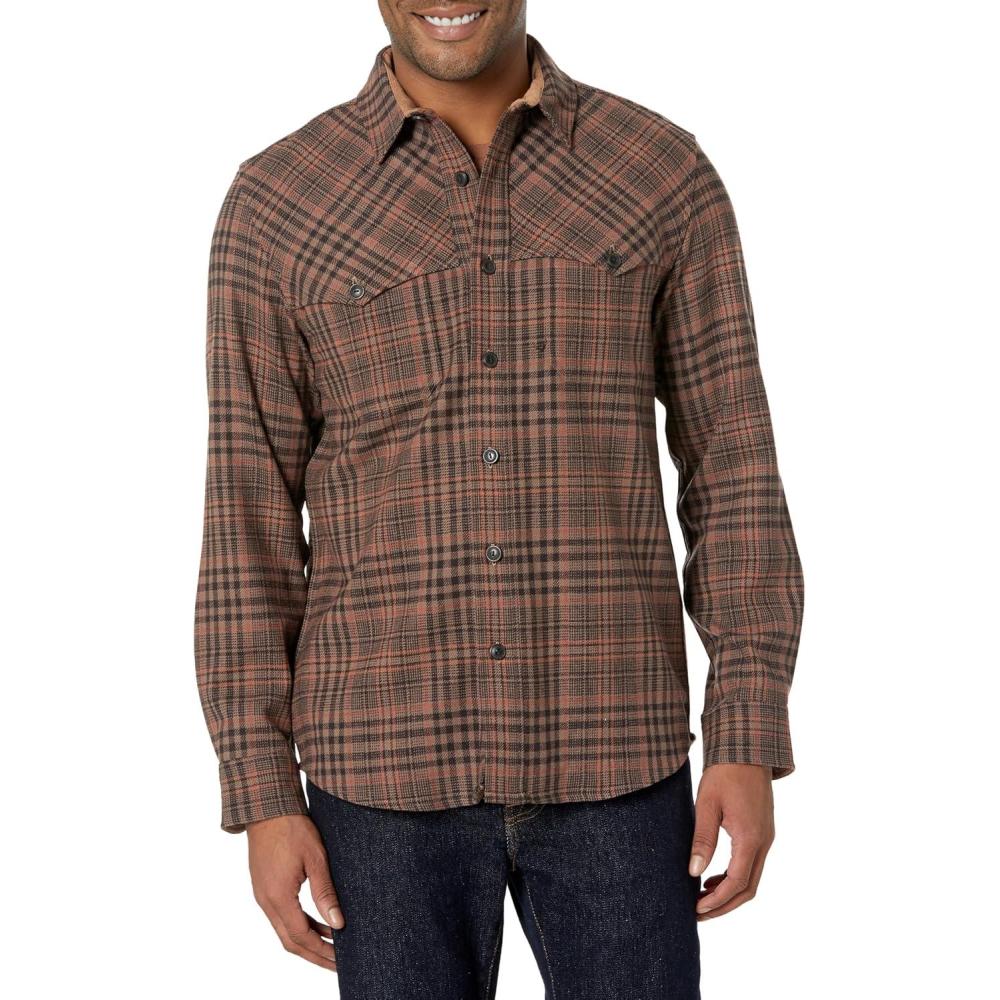 image:imagePendleton Mens Long Sleeve Weston ShirtBrown Glen Check