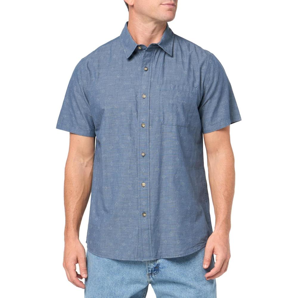 image:imagePendleton Mens Short Sleeve Colfax ShirtDark Indigo