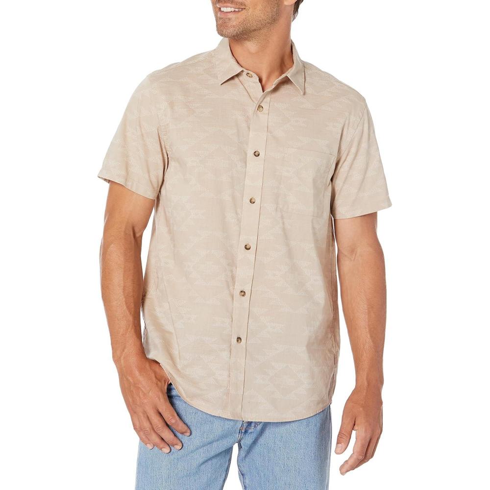 image:imagePendleton Mens Short Sleeve Shoreline ShirtSand