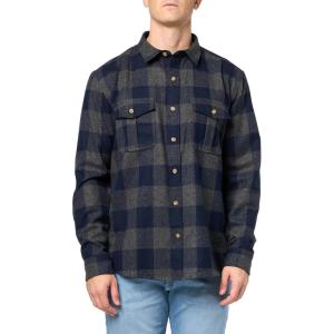 Pendleton Mens Classic(Oxford Mix/Navy Buffalo Check)