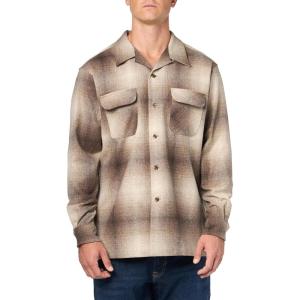 Pendleton Mens Long Sleeve Board Shirt(Brown Ombre)