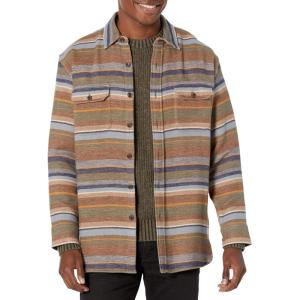 Pendleton Mens Long Sleeve Driftwood Shirt(Trail Stripe)