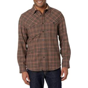 Pendleton Men’s Long Sleeve Weston Shirt(Brown Glen Check)