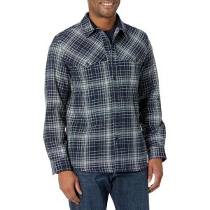 Pendleton Men’s Long Sleeve Weston Shirt(Navy Glen Ombre)