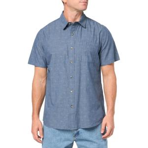 Pendleton Mens Short Sleeve Colfax Shirt(Dark Indigo)