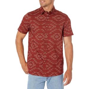 Pendleton Mens Short Sleeve Shoreline Shirt(Cayenne)
