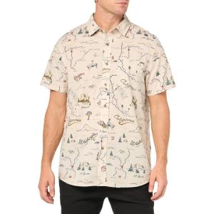 Pendleton Mens Short Sleeve Shoreline Shirt(Route 101 Tan)