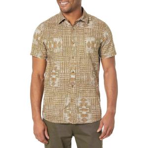 Pendleton Mens Short Sleeve Shoreline Shirt(Sage Green Harding)