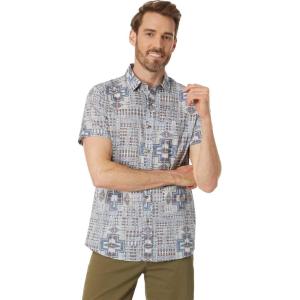 Pendleton Mens Short Sleeve Shoreline Shirt(Sky Blue Harding)
