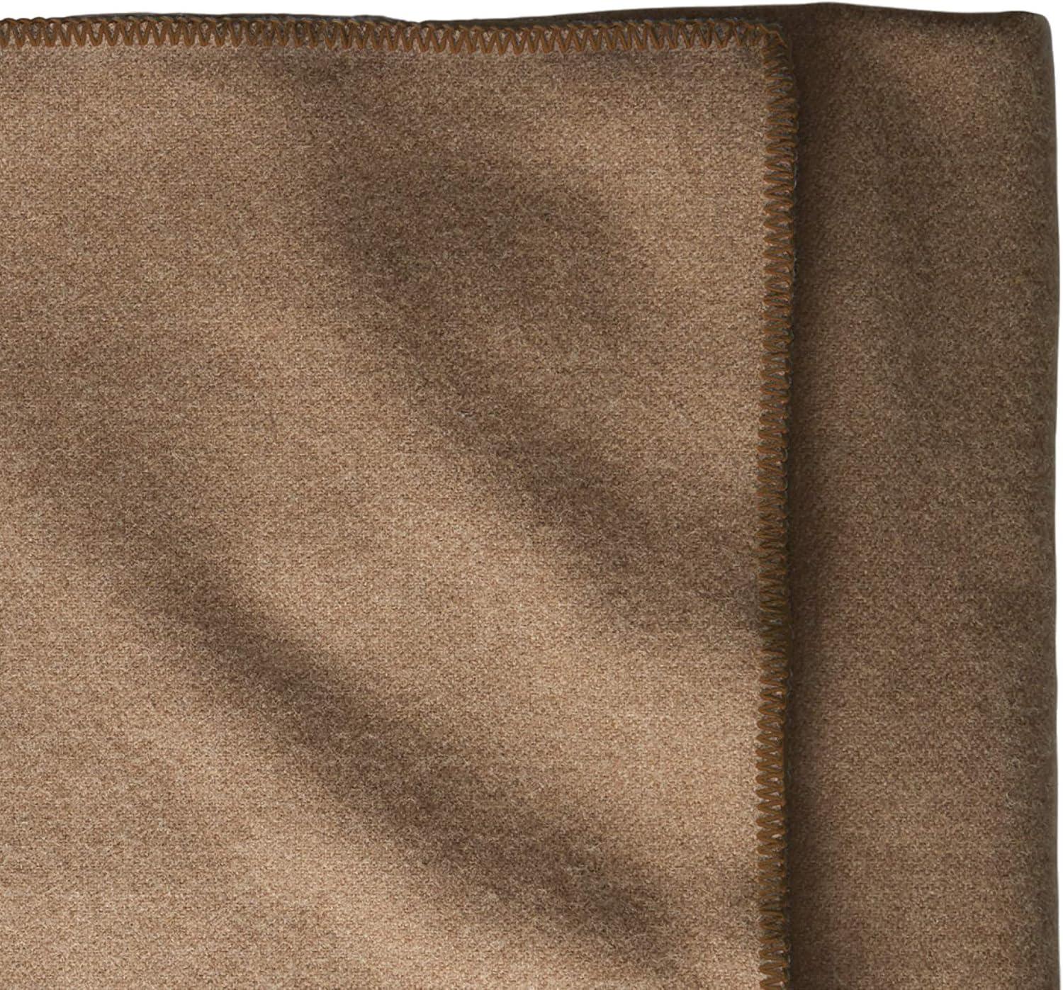 image:imagePendleton EcoWise Washable Wool Blanket Camel Heather TwinCamel Heather