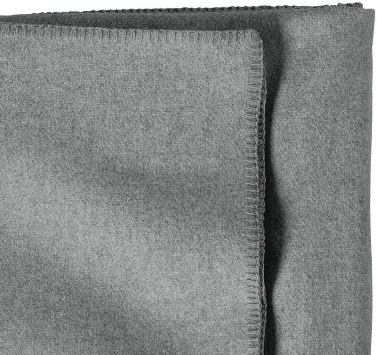 image:imagePendleton EcoWise Washable Wool Blanket Camel Heather TwinGrey Heather