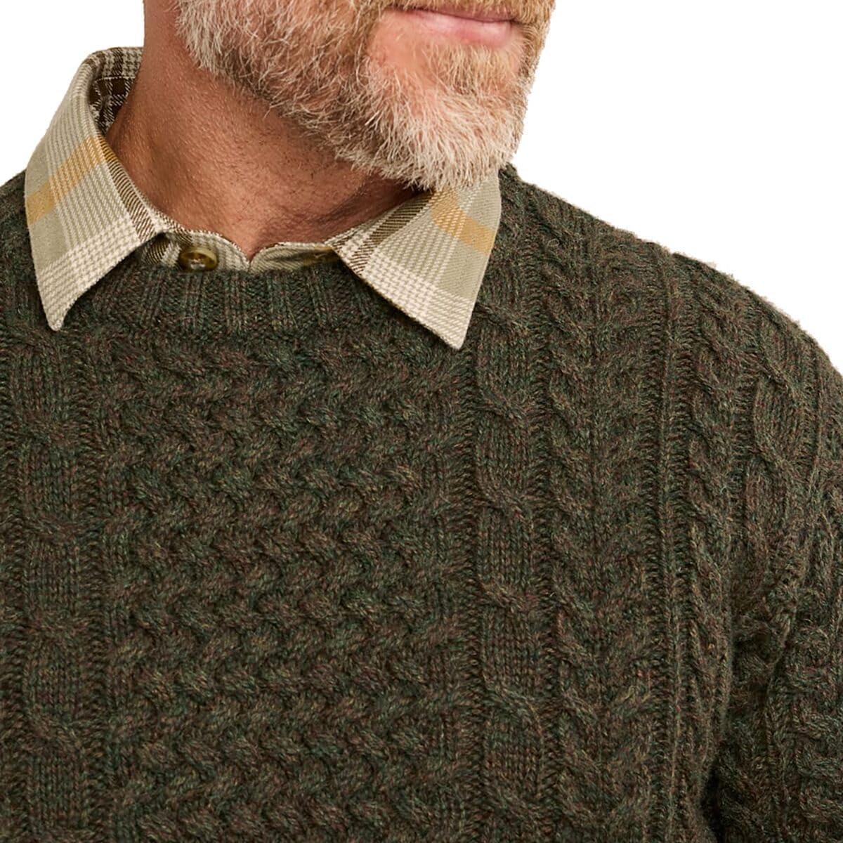 image:imagePendleton Mens Shetland Wool Fisherman SweaterCamo Heather