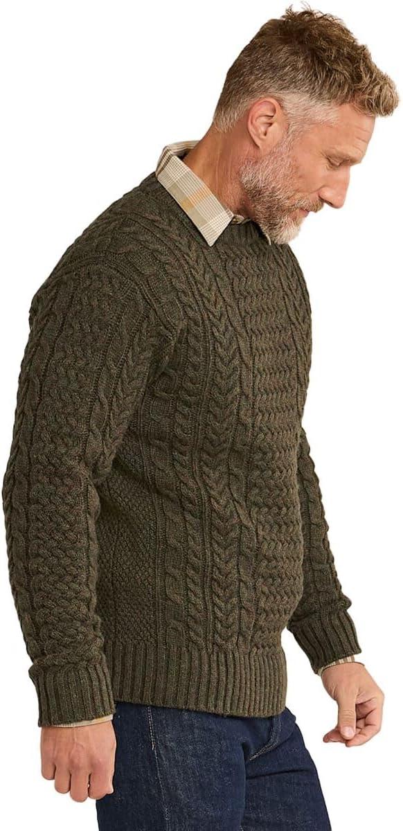 image:imagePendleton Mens Shetland Wool Fisherman SweaterCamo Heather