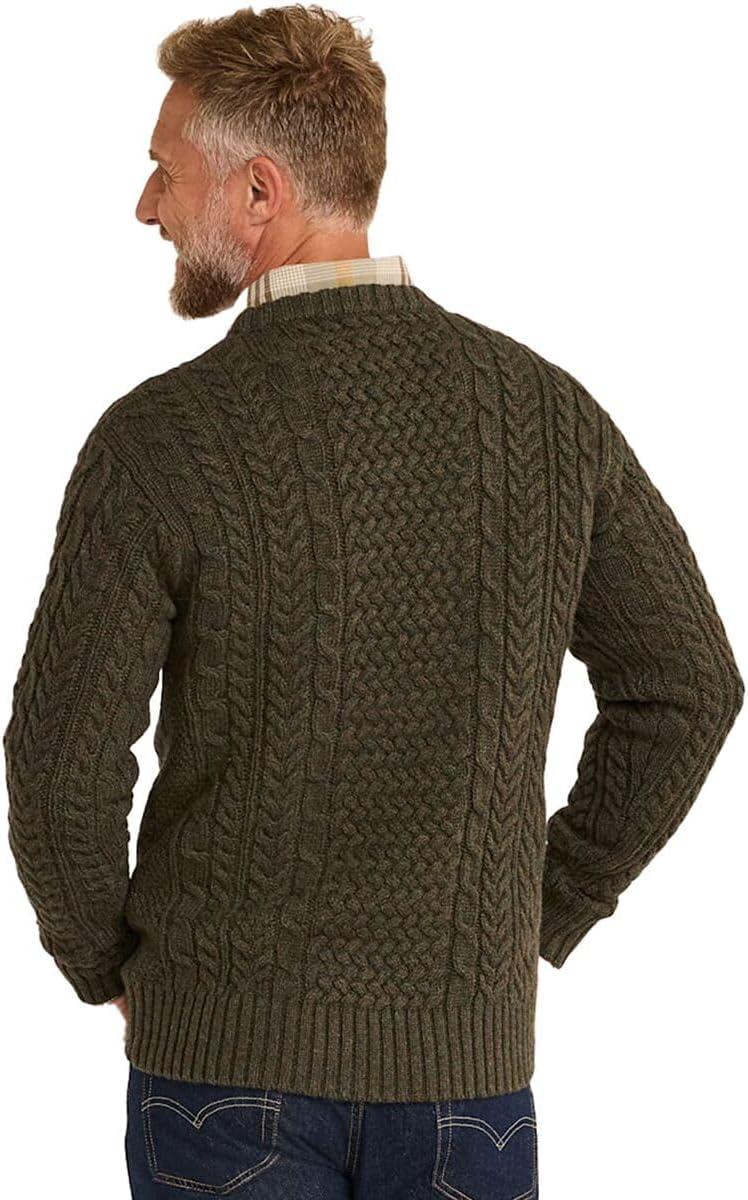 image:imagePendleton Mens Shetland Wool Fisherman SweaterCamo Heather