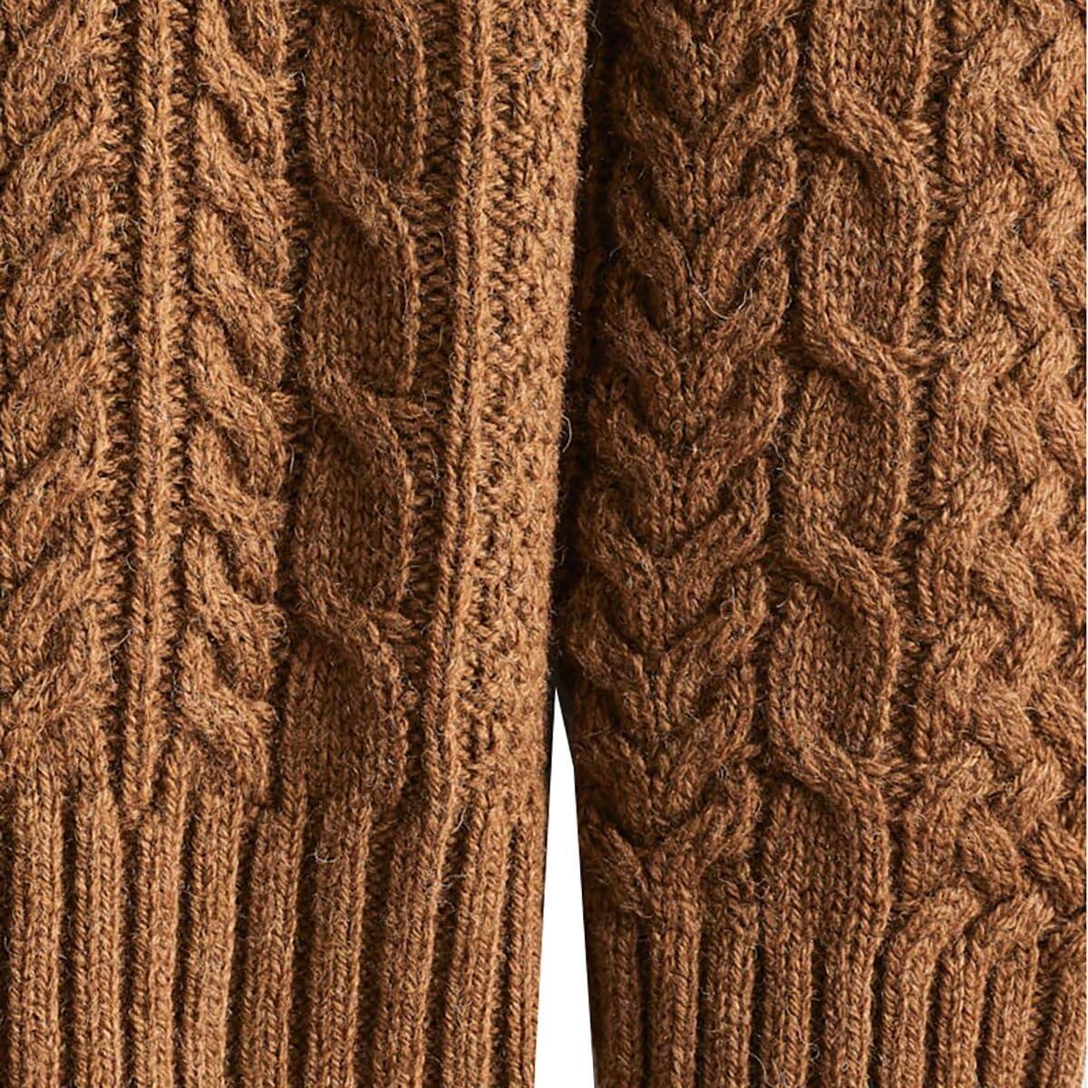 image:imagePendleton Mens Shetland Wool Fisherman SweaterCarmel Heather