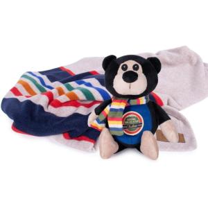Pendleton Yellowstone National Park Pet Blanket + Plush Bear Dog Toy Set(Yellowstone)