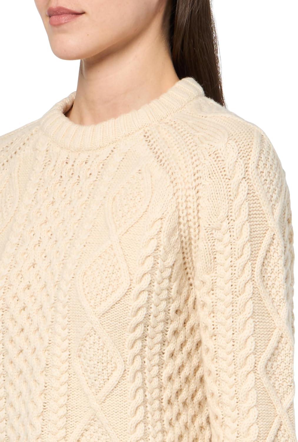image:imagePendleton Womens Cropped Fisherman SweaterBirch
