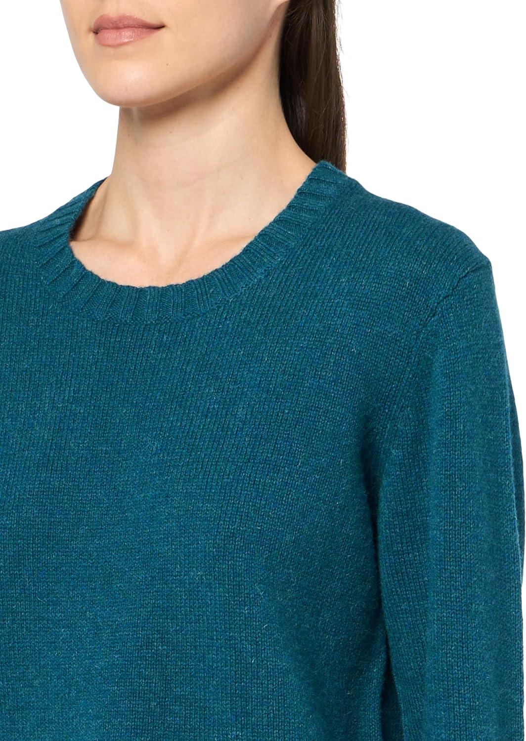 image:imagePendleton Womens Relaxed Shetland Crew PulloverDeep Teal Heather