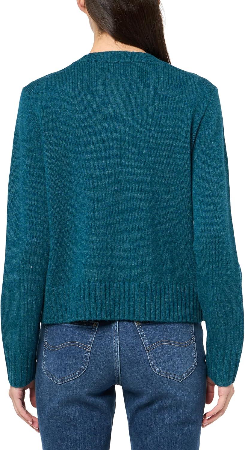 image:imagePendleton Womens Relaxed Shetland Crew PulloverDeep Teal Heather