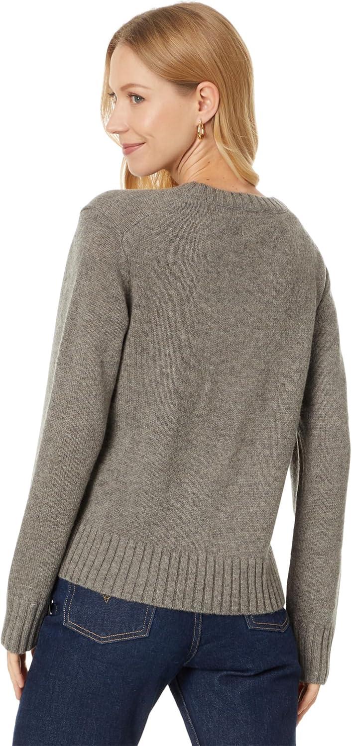 image:imagePendleton Womens Relaxed Shetland Crew PulloverStone Heather