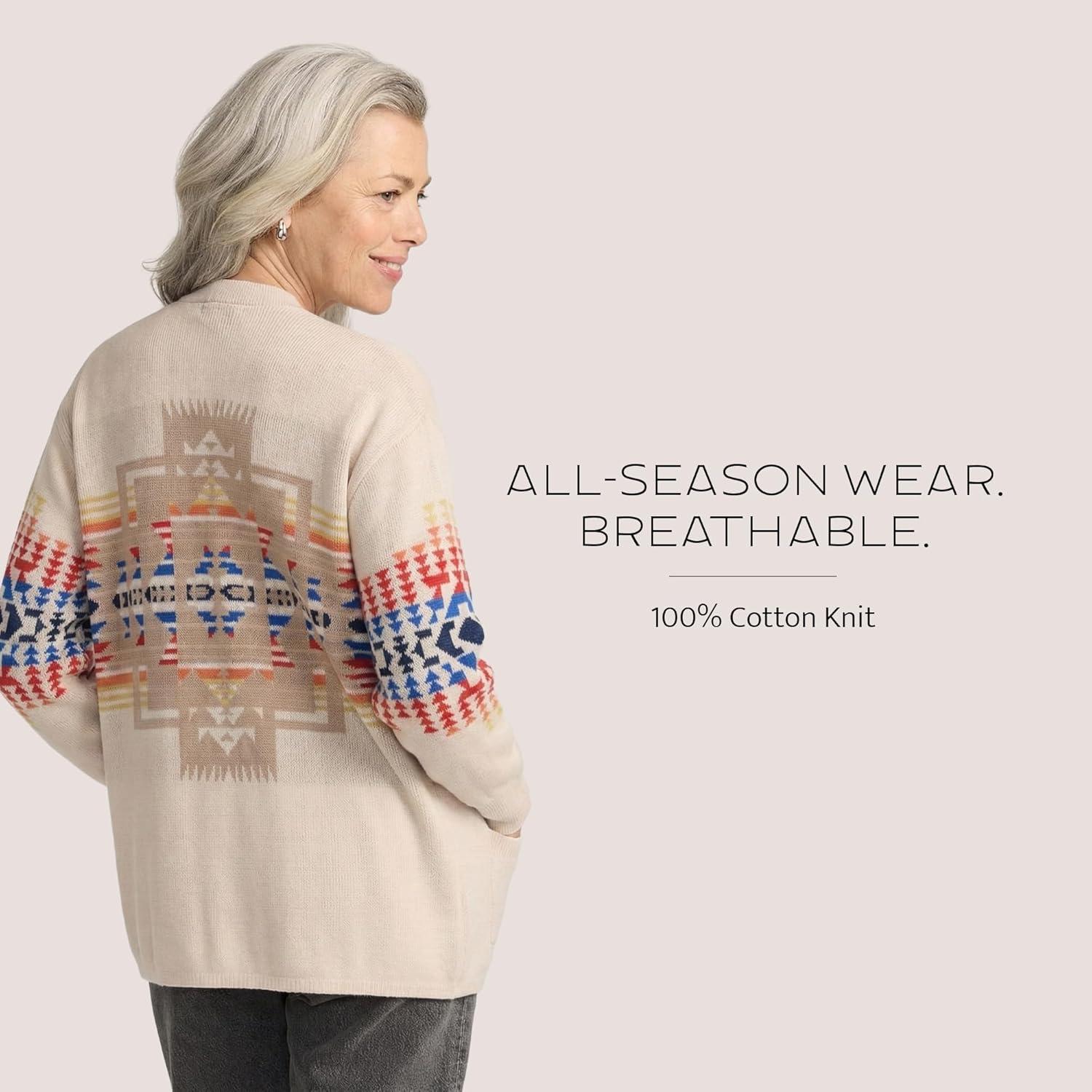 image:imagePendleton Womens Sierra Springs CardiganNatural