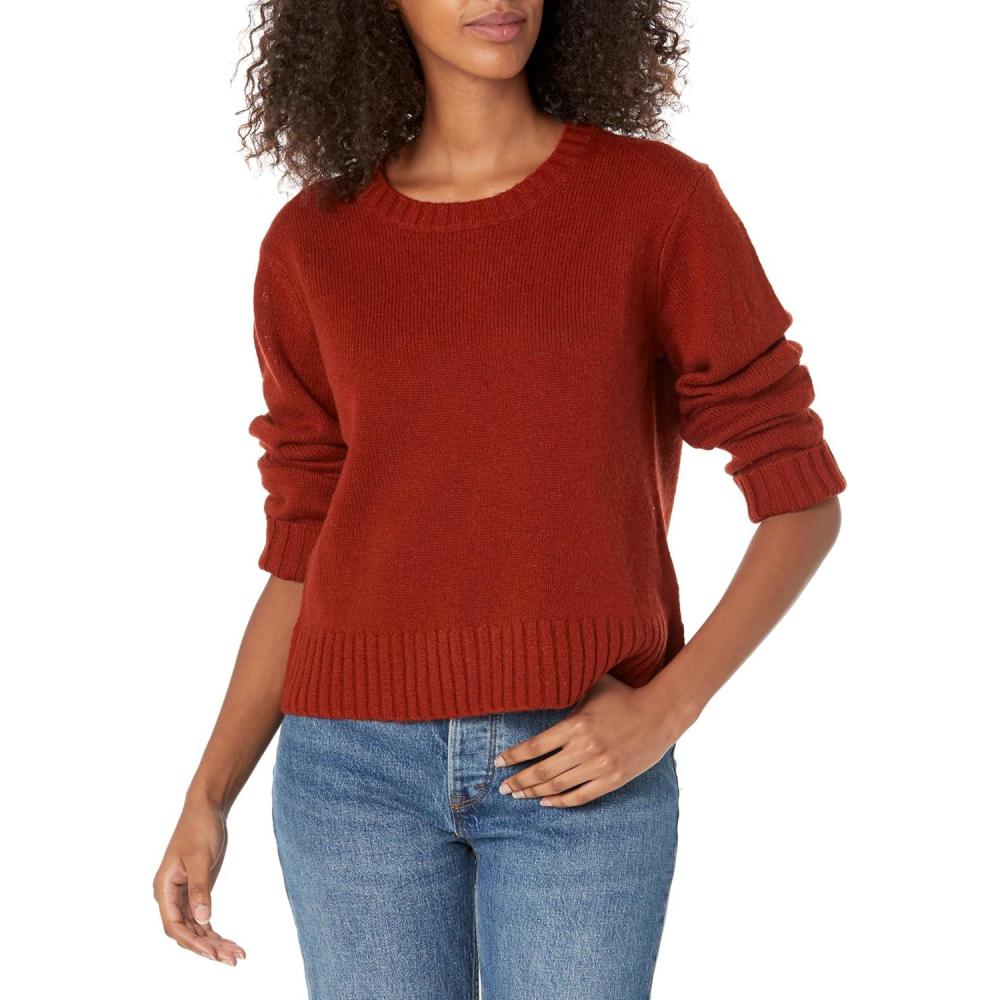 image:imagePendleton Womens Relaxed Shetland Crew PulloverChili Red