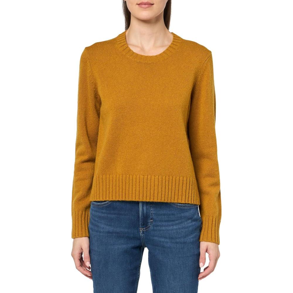 image:imagePendleton Womens Relaxed Shetland Crew PulloverDeep Gold