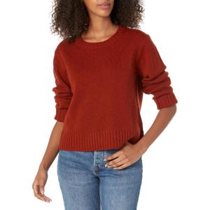 Pendleton Women’s Relaxed Shetland Crew Pullover(Chili Red)