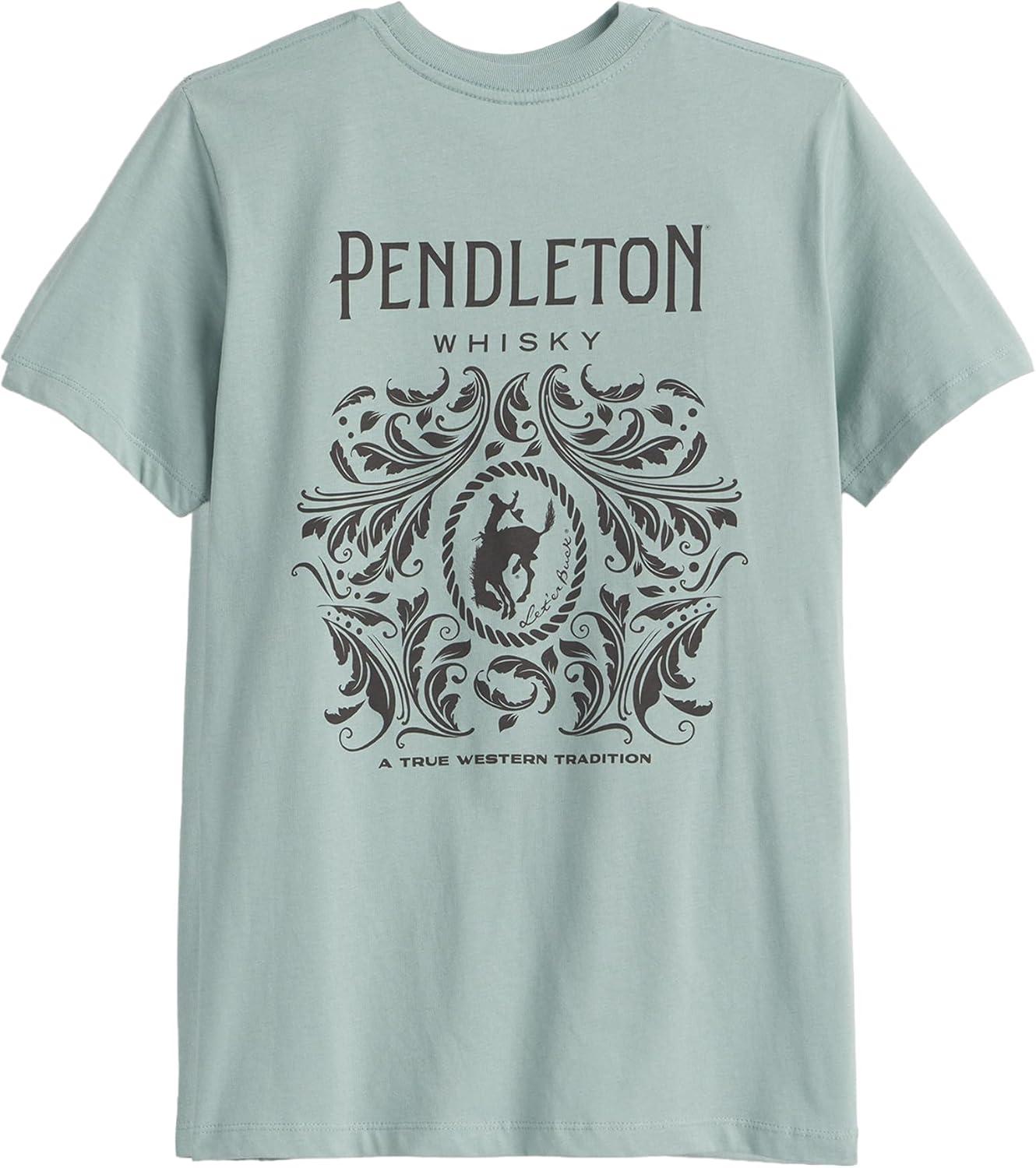image:imagePendleton Womens Graphic TShirt 100 Cotton Tee Lightweight Comfort with SoftTouch WaterBased Signature PrintsSeafoam