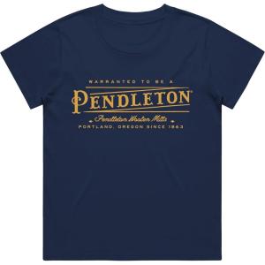 Pendleton Women’s Graphic T-Shirt, 100% Cotton Tee, Lightweight Comfort with Soft-Touch, Water-Based Signature Prints(Navy)