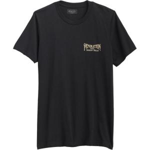 Pendleton Men’s Graphic T-Shirt, 100% Cotton Short Sleeve Tee, Soft Water-Based Print Casual Shirt, Crew Neck(Vintage Black/Tan)