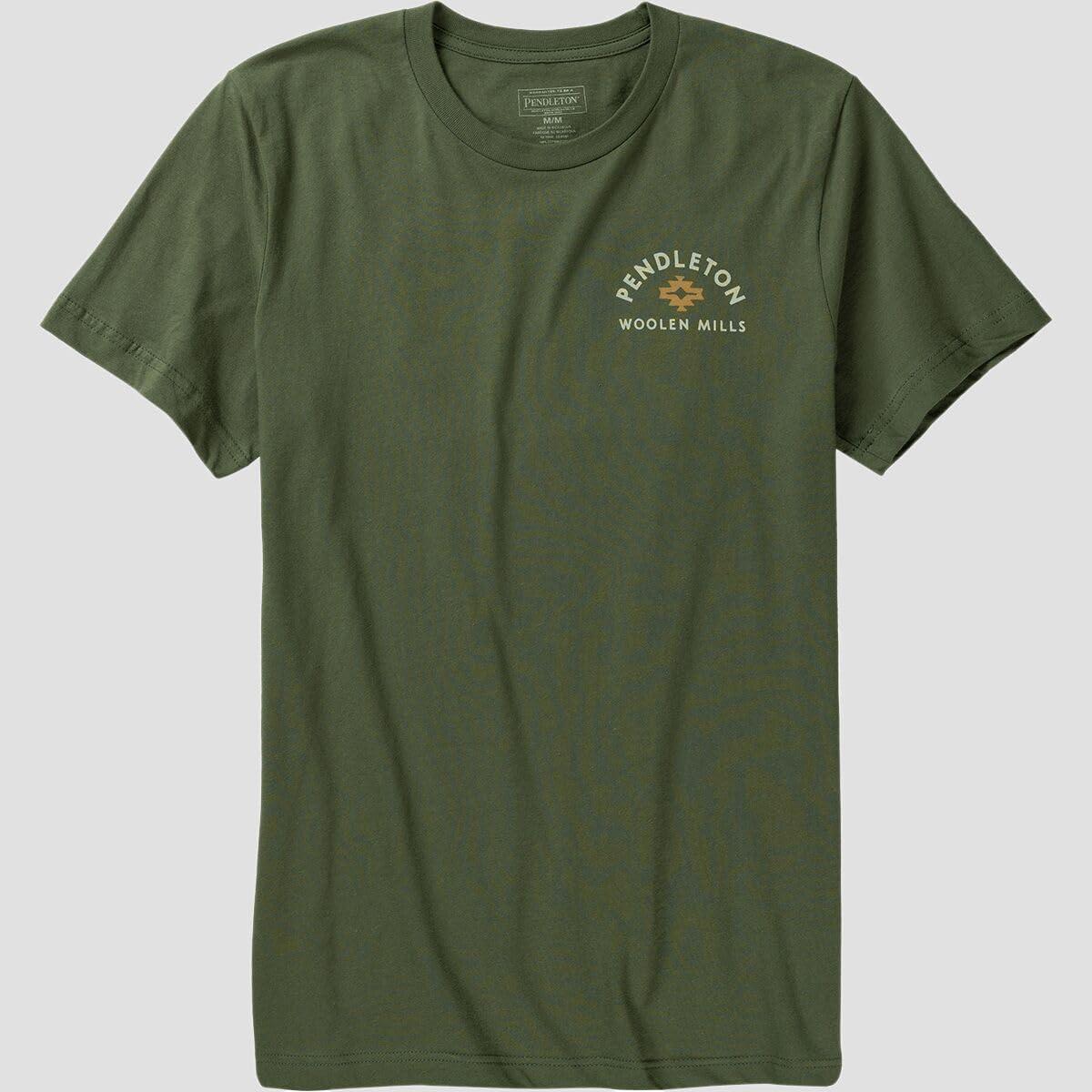 image:imagePendleton Mens Deschutes TShirtMilitary GreenMulti