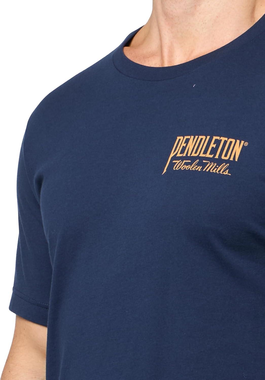 image:imagePendleton Mens Deschutes TShirtNavyGold