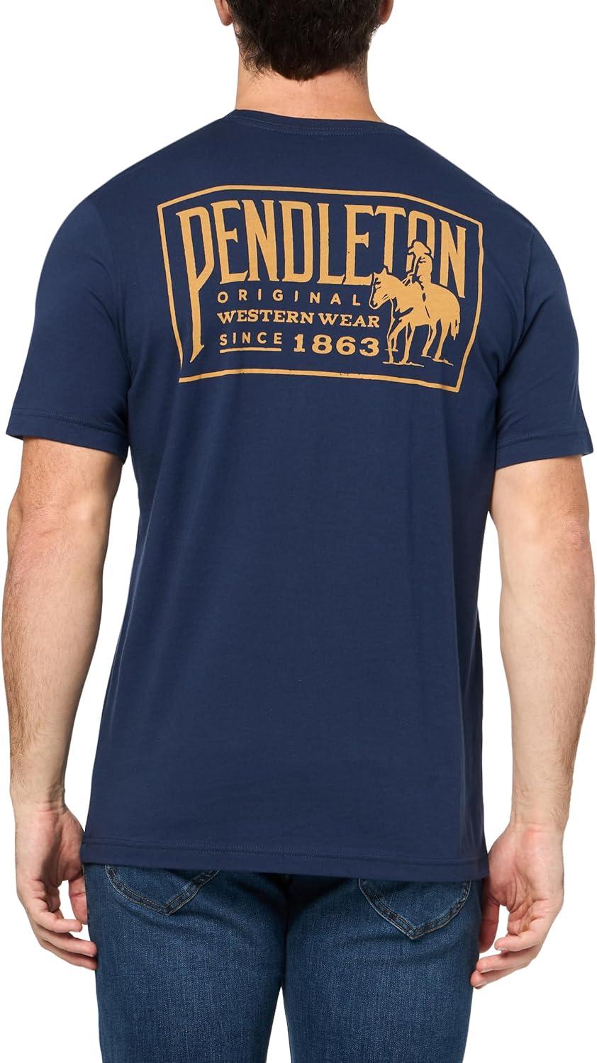 image:imagePendleton Mens Deschutes TShirtNavyGold