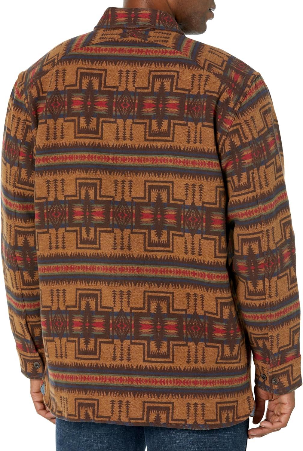 image:imagePendleton Mens Long Sleeve Driftwood ShirtHarding GoldNavy