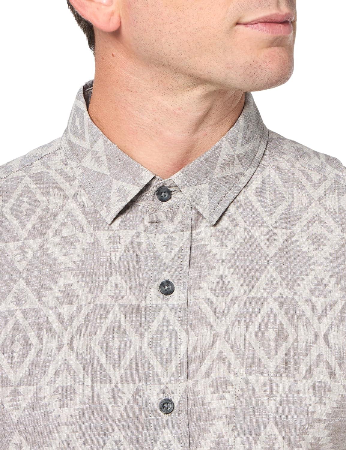 image:imagePendleton Mens Short Sleeve Deacon Chambray ShirtRaptor Peak Brown
