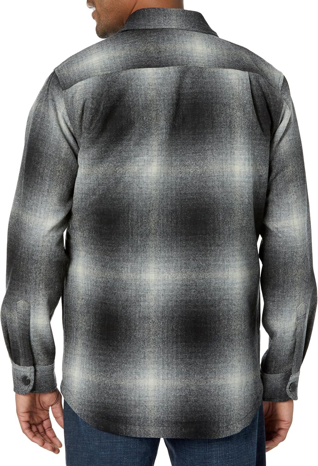 image:imagePendleton mens Quilted Cpo Wool Shirt JacketBlack White Ombre