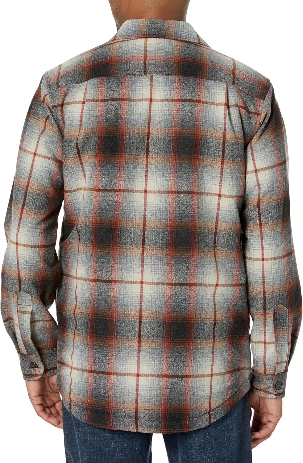 image:imagePendleton mens Quilted Cpo Wool Shirt JacketCopperGrey Ombre